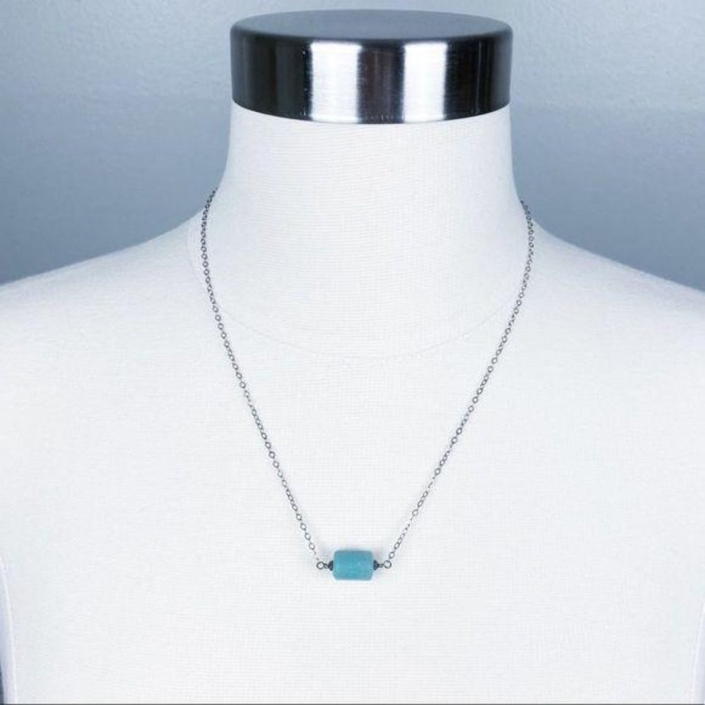 OS - Guam Seafoam Stone Necklace